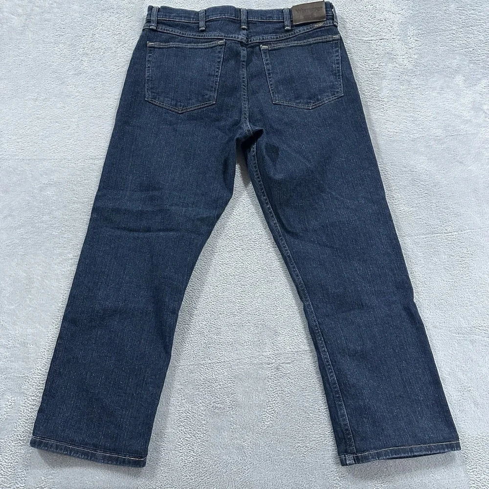 Wrangler Jeans Men 34 x 29* Straight Blue Relaxed Baggy Vtg Y2K
